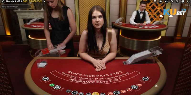 Có nhiều cách đặt cược blackjack khác nhau 